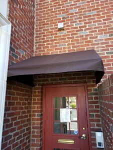 Custom Awning in Sunbrella Fabric