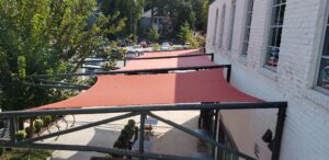 Woodward and Park Restaurant Shade Sails